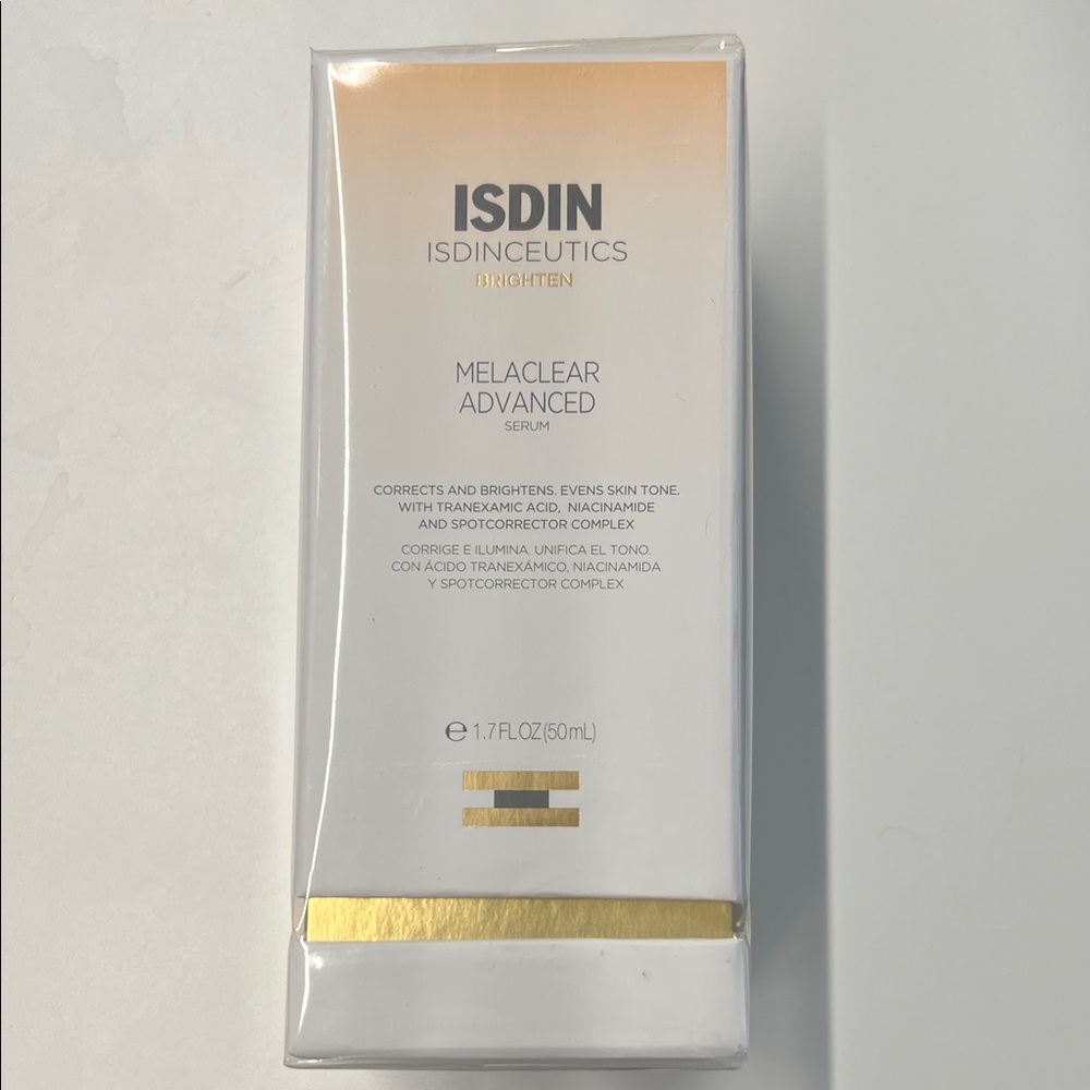 ISDINCEUTICS BRIGHTEN Melaclear Advanced Serum - White and Gold